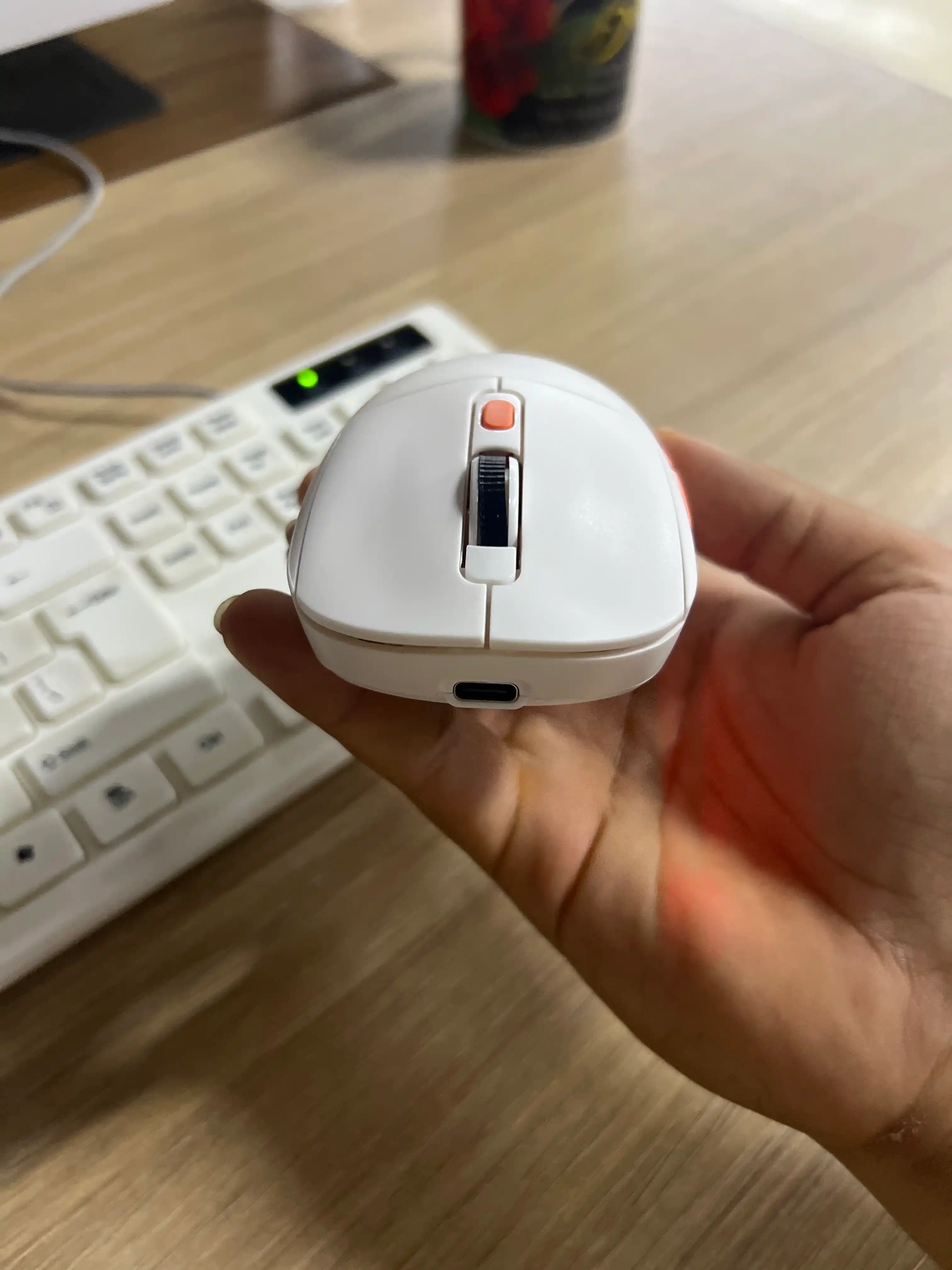 Simsiz Sichqoncha PRO 8000 DPI Bluetooth + 2.4GHz + Type-C