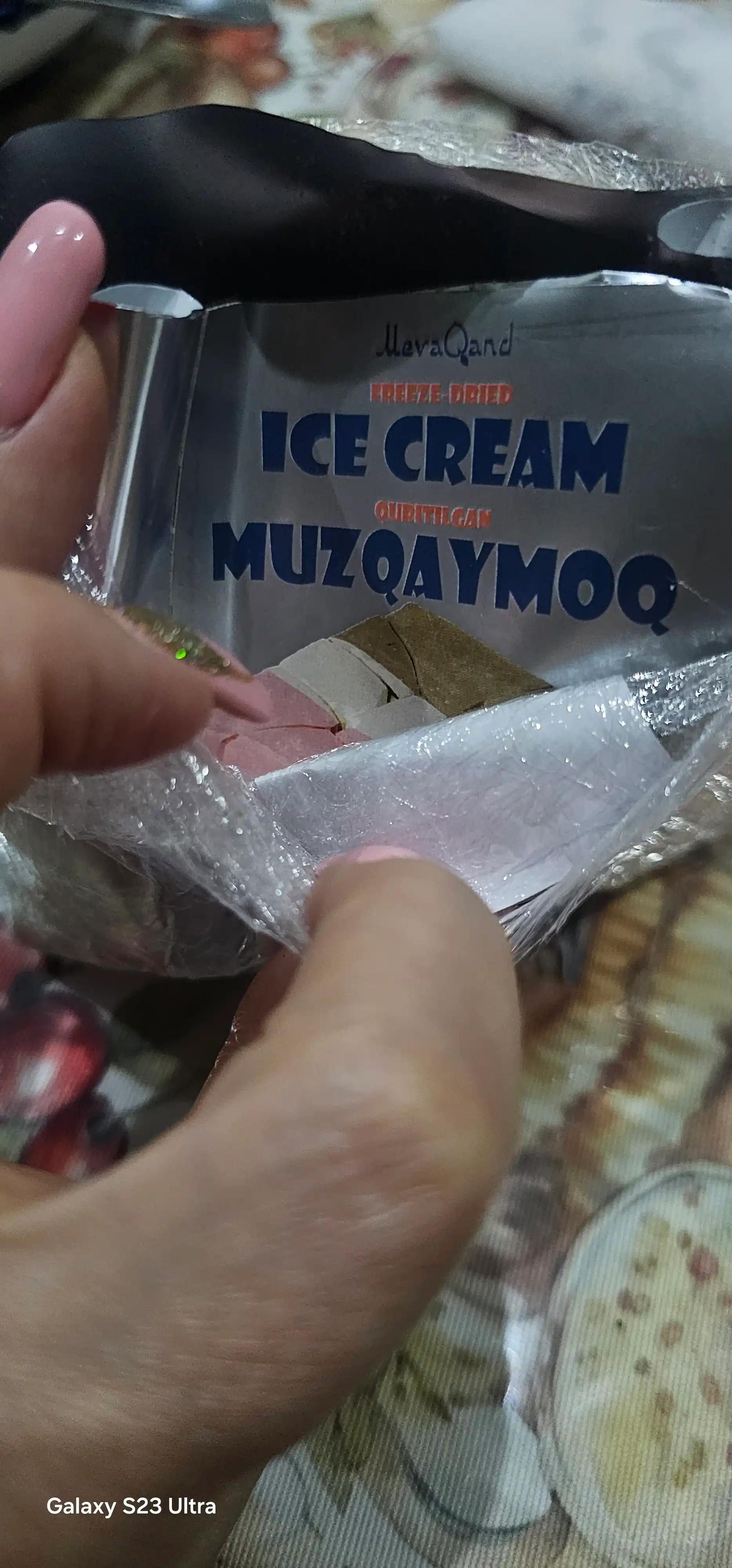 Натуральное сублимированное мороженое, 50 гр, 3 вкуса: ваниль, фрукты и кофе