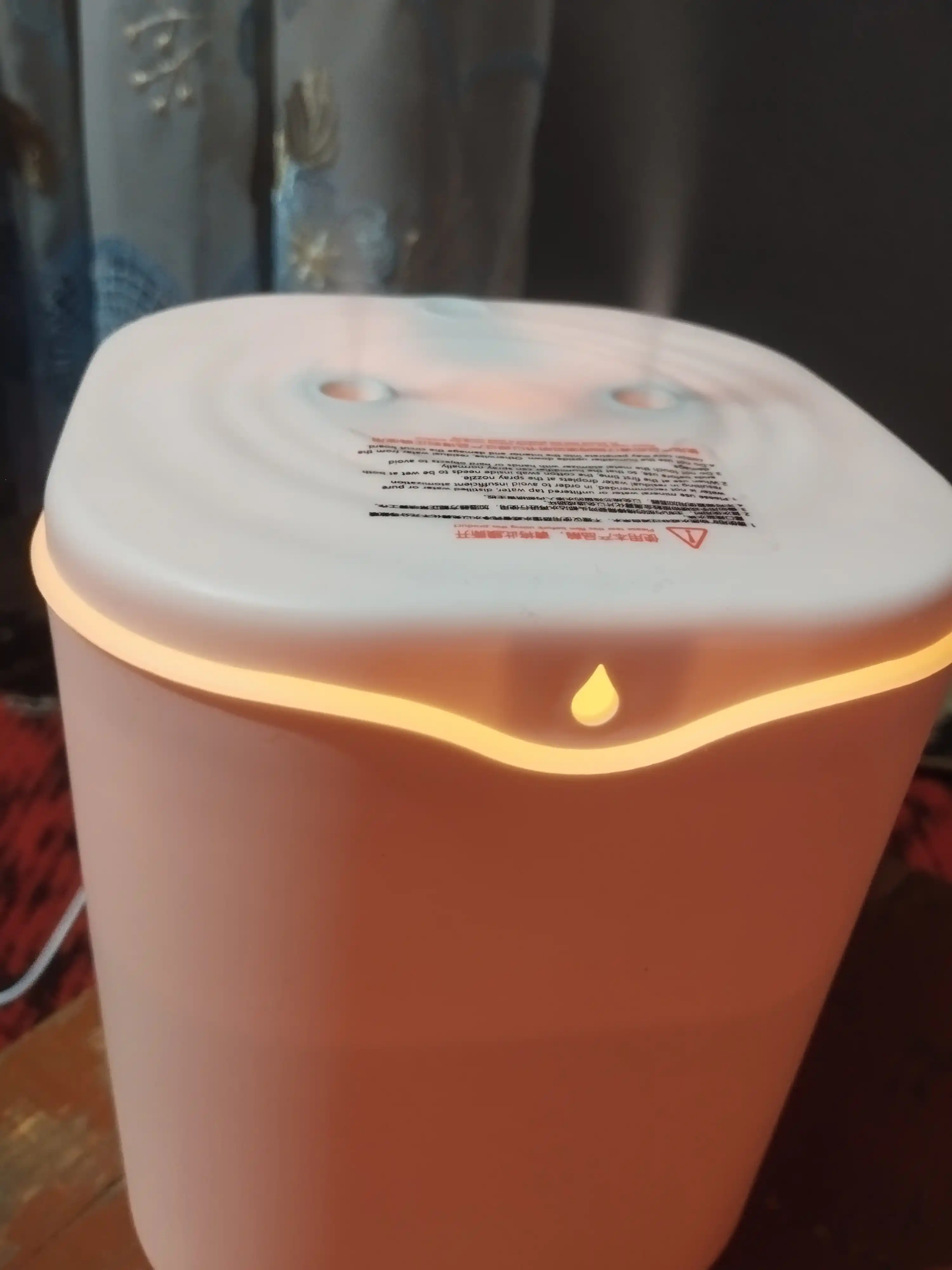 Uy va ofis uchun Bliss Home ultratovushli havo namlagichi, tungi chiroq, 2 litrli aromadiffuzor