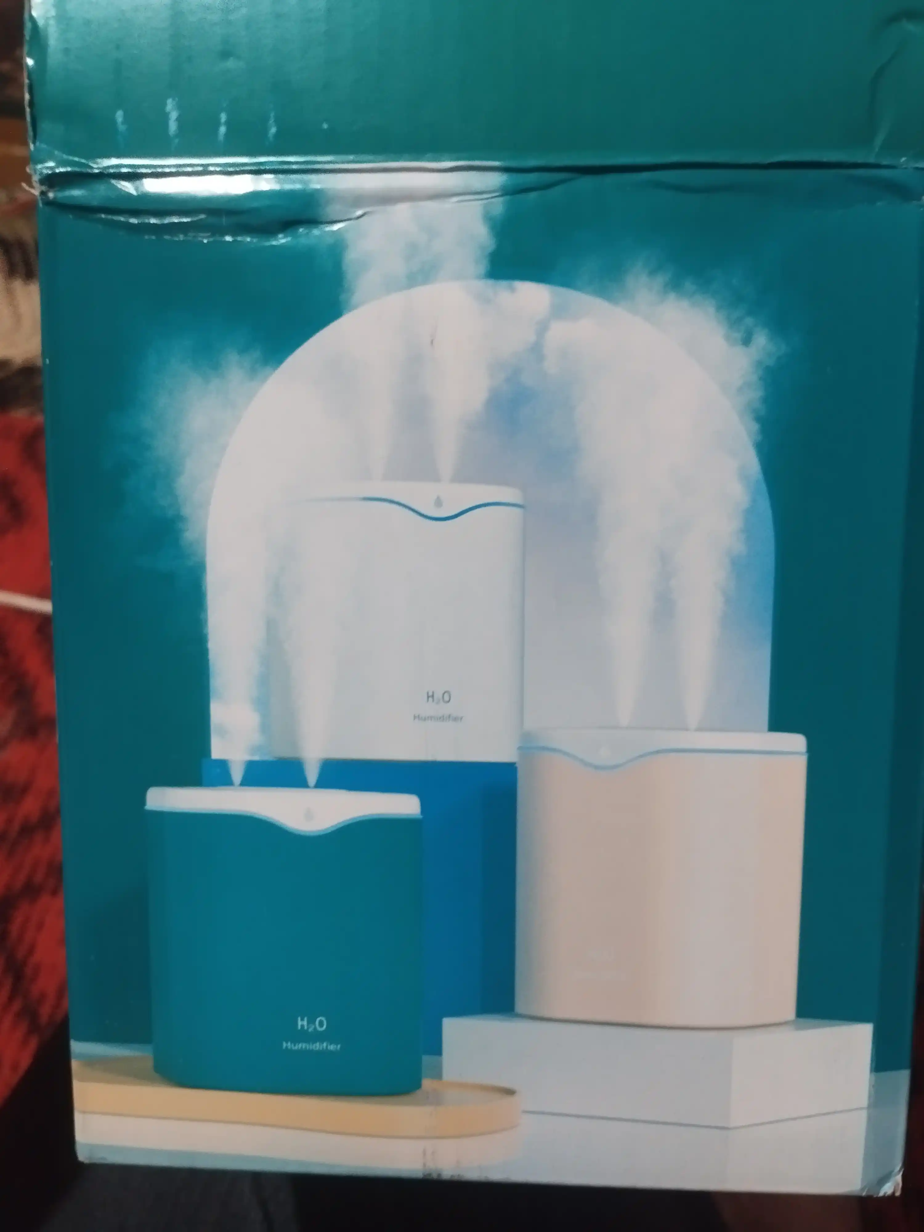 Uy va ofis uchun Bliss Home ultratovushli havo namlagichi, tungi chiroq, 2 litrli aromadiffuzor