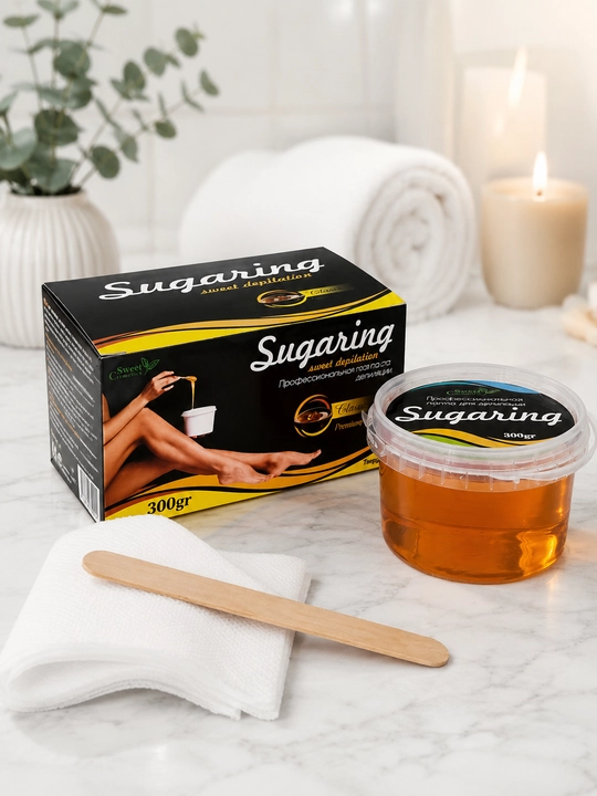 Shugaring, epilyatsiya uchun professional shakar pastasi, universal. 150 gr, 300 gr