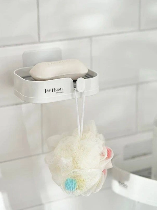 Современная мыльница со сливными отверстиями для ванной и кухни J&S HOME