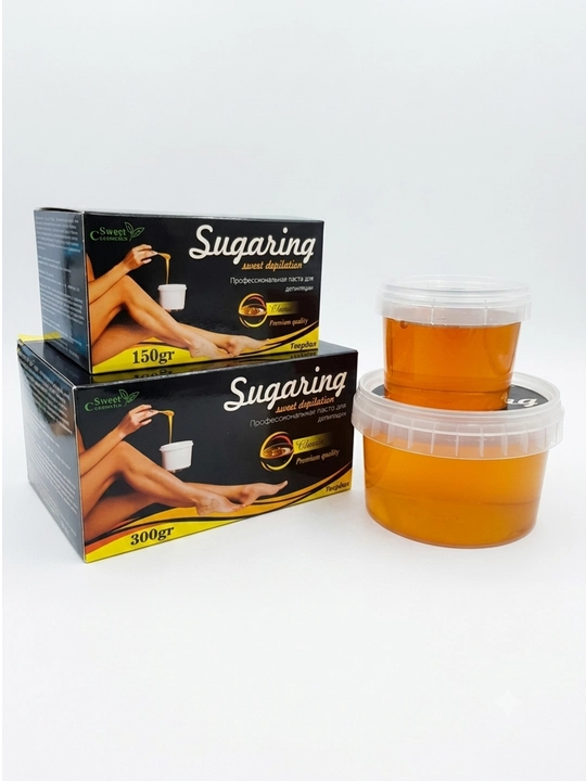 Shugaring, epilyatsiya uchun professional shakar pastasi, universal. 150 gr, 300 gr