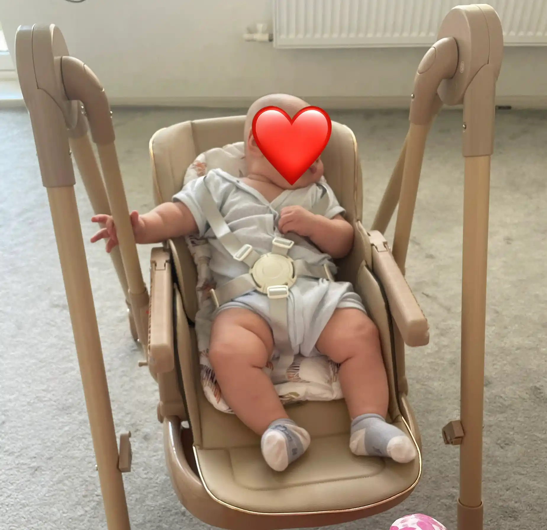 Детский стульчик для кормления + качели для детей Kidilo, 3 в 1, стульчик для детей