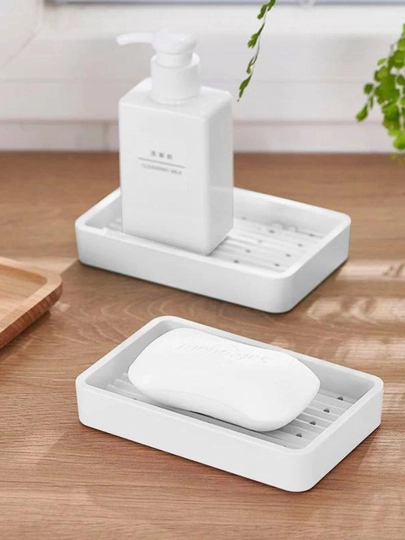 Современная мыльница со сливными отверстиями для ванной и кухни J&S HOME - 