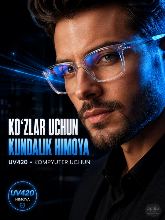 Очки от синего света антибликовые для компьютера, UV420 антикомпьютер