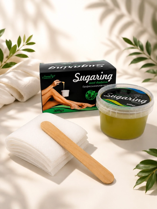 Shugaring, epilyatsiya uchun professional shakar pastasi, universal. 150 gr, 300 gr