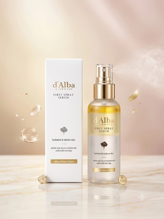 Yuz uchun namlantiruvchi sprey-zardob d’ Alba First Spray Serum - 