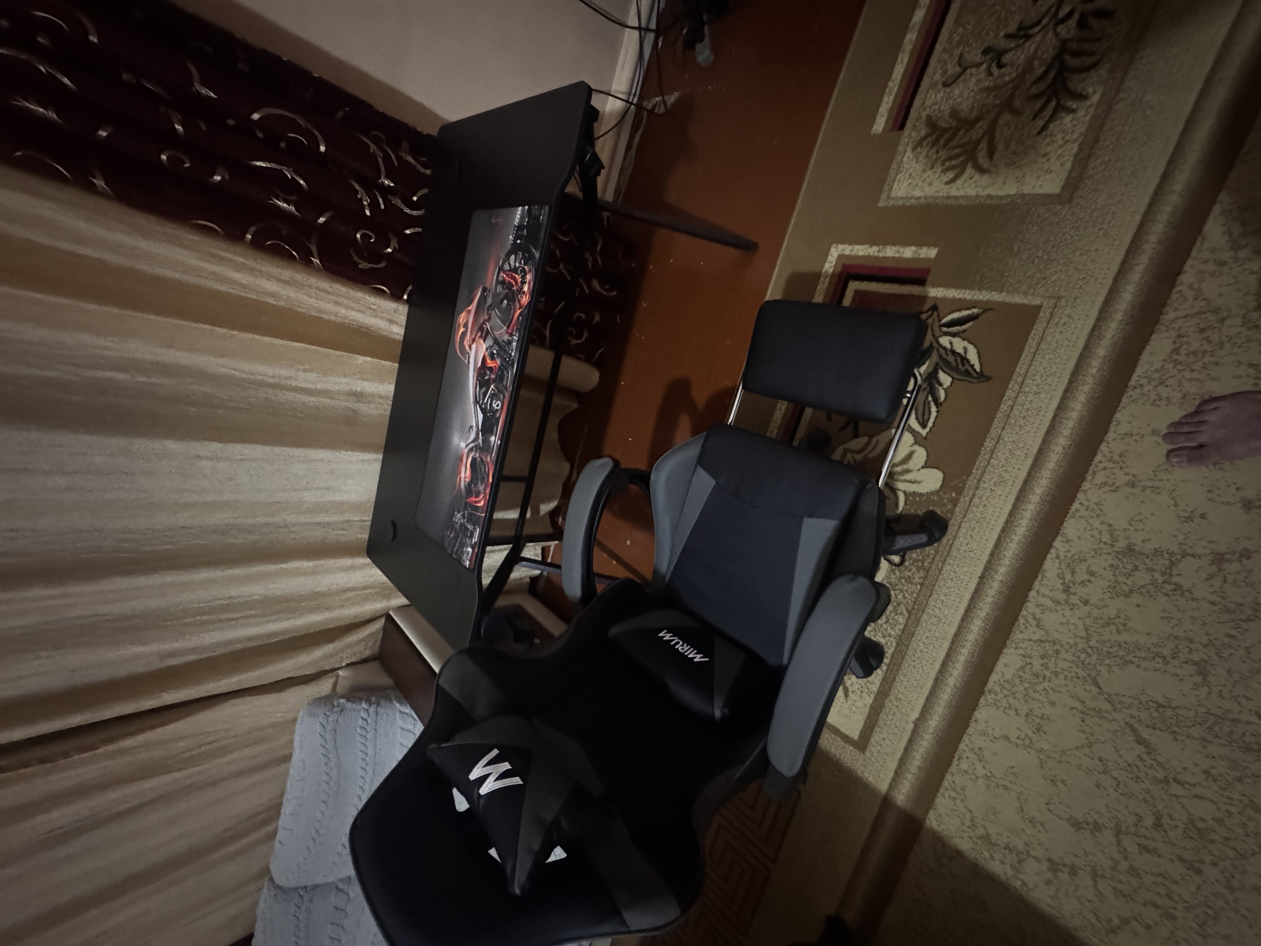 O'yin kompyuteri sichqonchasi va klaviaturaga gilamcha, 80 x 30 sm
