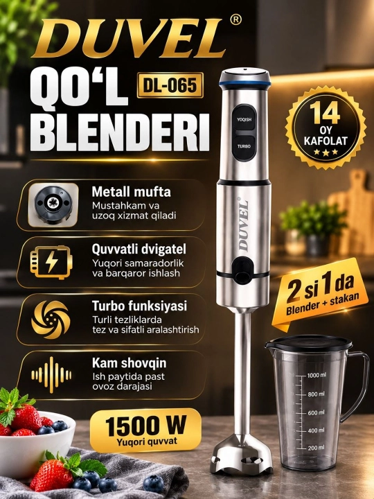 Duvel DL-065 qo‘l blenderi