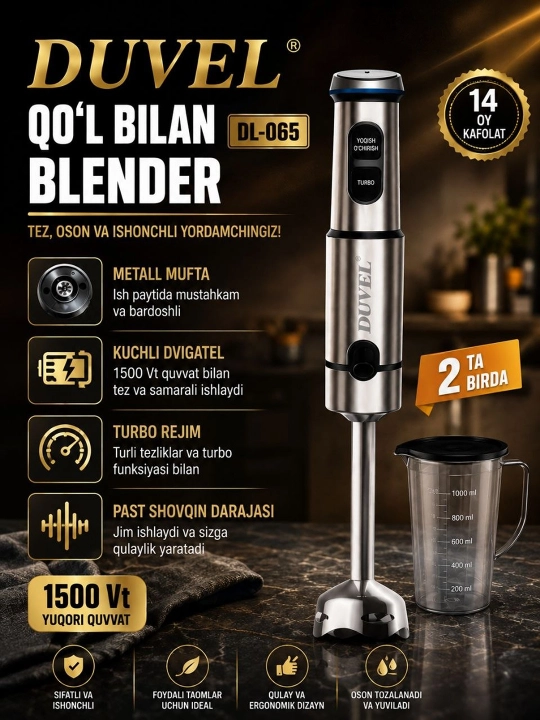 Duvel DL-065 qo‘l blenderi