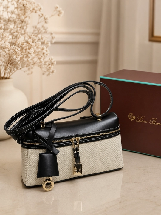 Женская сумка в стиле Loro Piana, кросс-боди - 