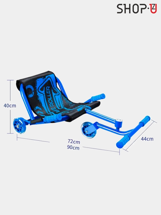 4 yoshdan katta bolalar uchun Ezy Wave Roller uch g‘ildirakli samokat-gokart
