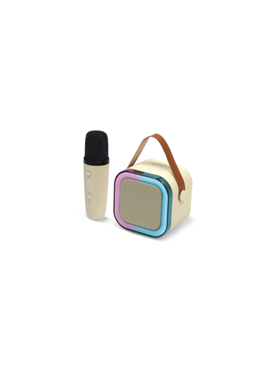 Simsiz Bluetooth kolonka va mikrofon AM-8580 mini karaoke to'plami