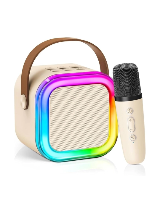 Simsiz Bluetooth kolonka va mikrofon AM-8580 mini karaoke to'plami