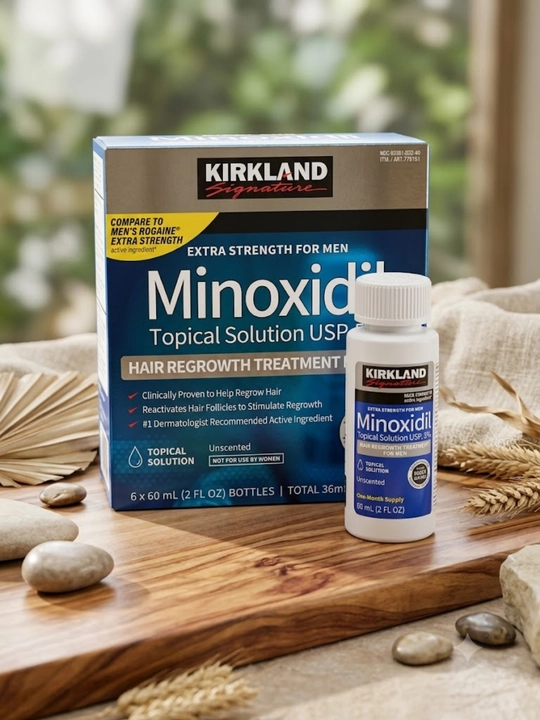 Kirkland soch va soqol o‘stirish vositasi Minoxidil 5%, 60 ml - 