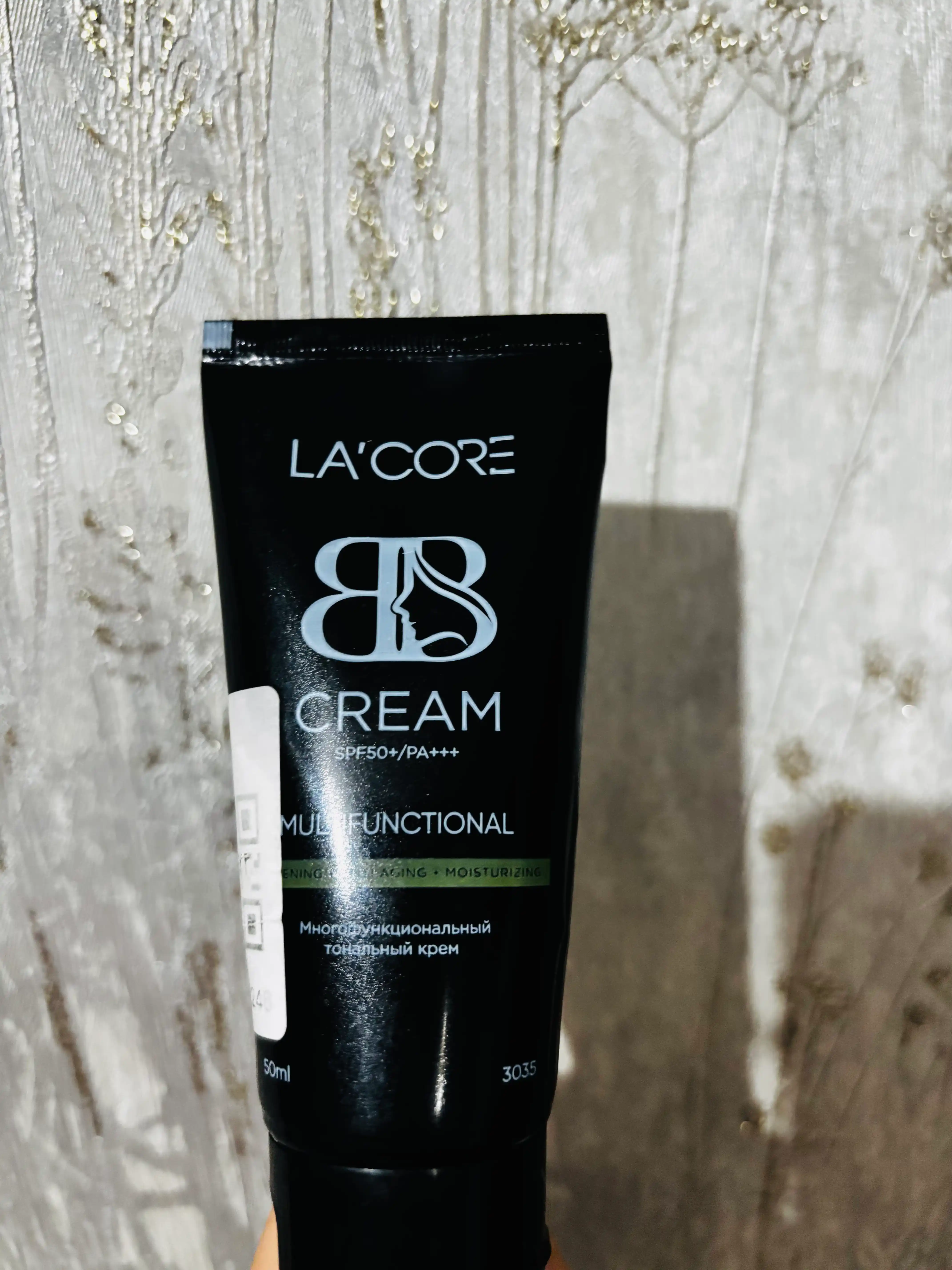 BB krem SPF50+ La’core – yuz uchun ko‘p funksiyali tonal asos