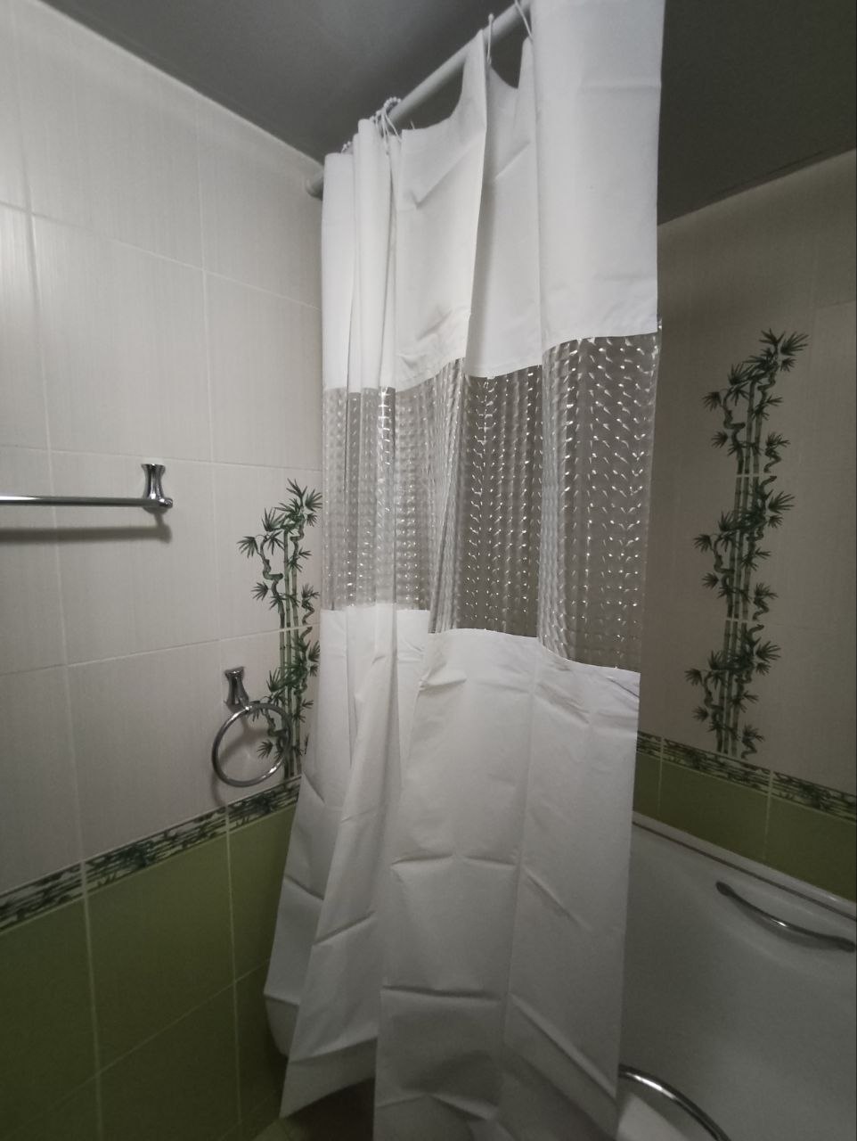 Штора для ванной комнаты и душа, плотная, водоотталкивающая, 180х180