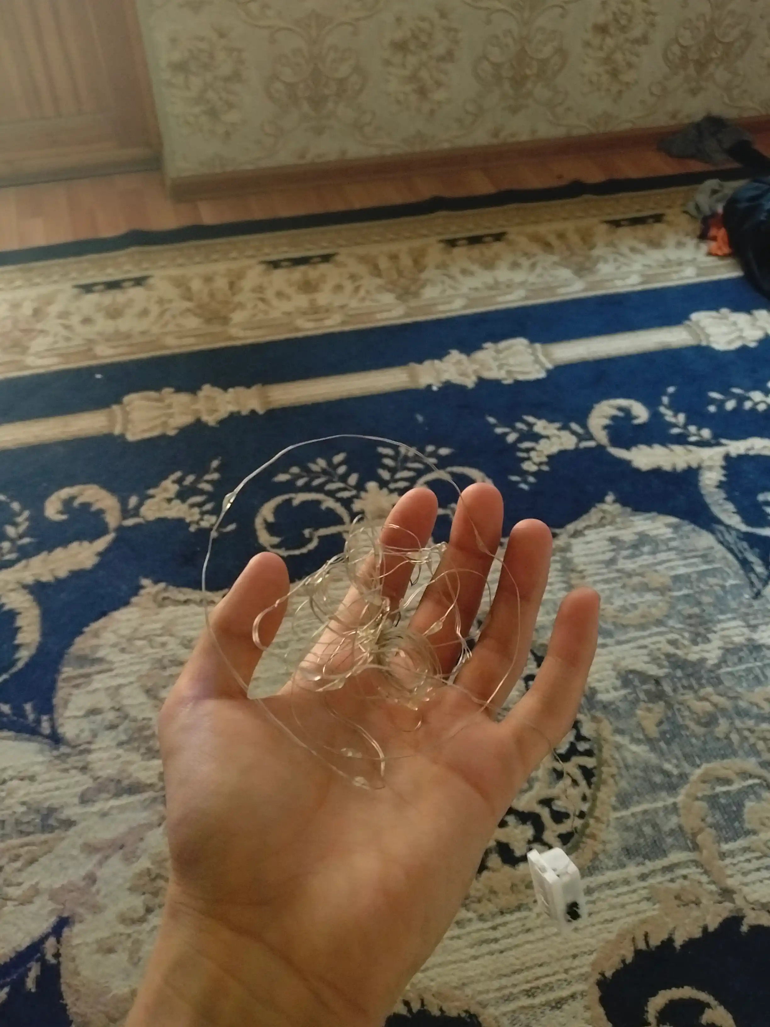 Светодиодная гирлянда на батарейках, 1 и 3 метра, 6 цветов ( 1, 2 и 5 штук )