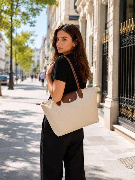 Ayollar uchun sumka, shopper yelkaga taqiladigan, katta neylon sumka, o'lchamlar S, M, L