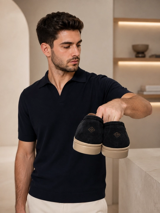 Tabiiy charm, tabiiy zamsh, Loro Piana erkaklar loferlari, erkaklar poyabzali, 40-41-42