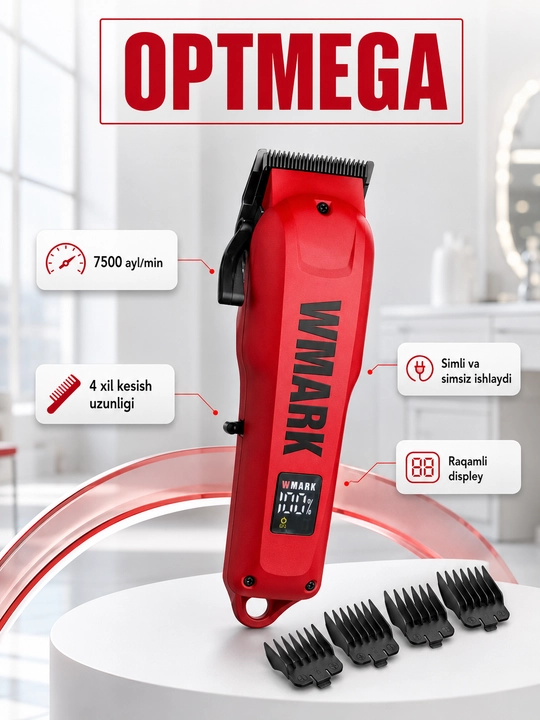Trimmer, soch va soqol oladigan mashinka, vintage T9