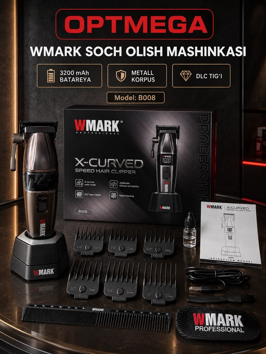 Trimmer, soch va soqol oladigan mashinka, vintage T9