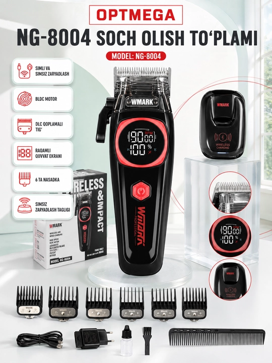 Trimmer, soch va soqol oladigan mashinka, vintage T9