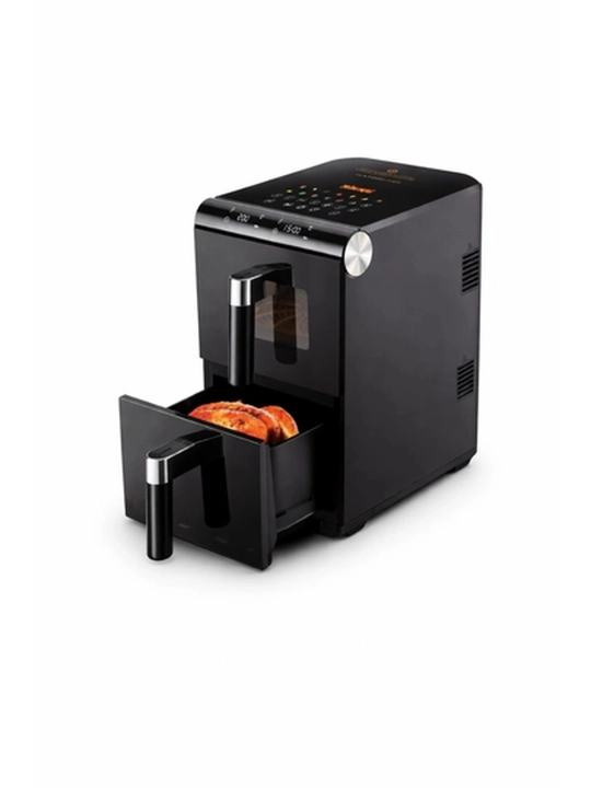 Аэрогриль, фритюрница без масла, Air Fryer DSP KB2189, с двумя чашами, 12 л, чёрный - 