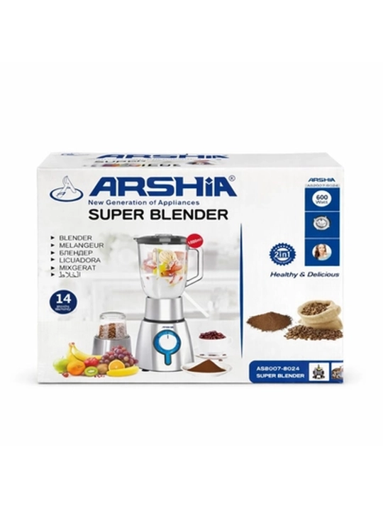 Блендер, ARSHIA AS2007-8024, 1500 мл, стационарный
