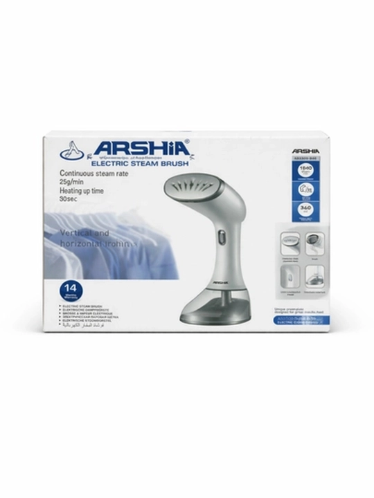 Паровой утюг, отпариватель, ARSHIA 1640W, 360 мл, черный цвет
