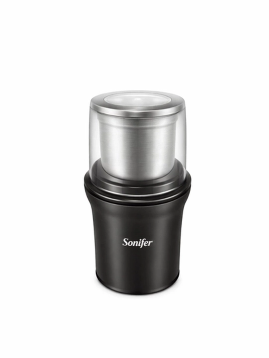 Кофемолка Sonifer SF-3527 электрическая, чёрная, 180 г, 300 Вт