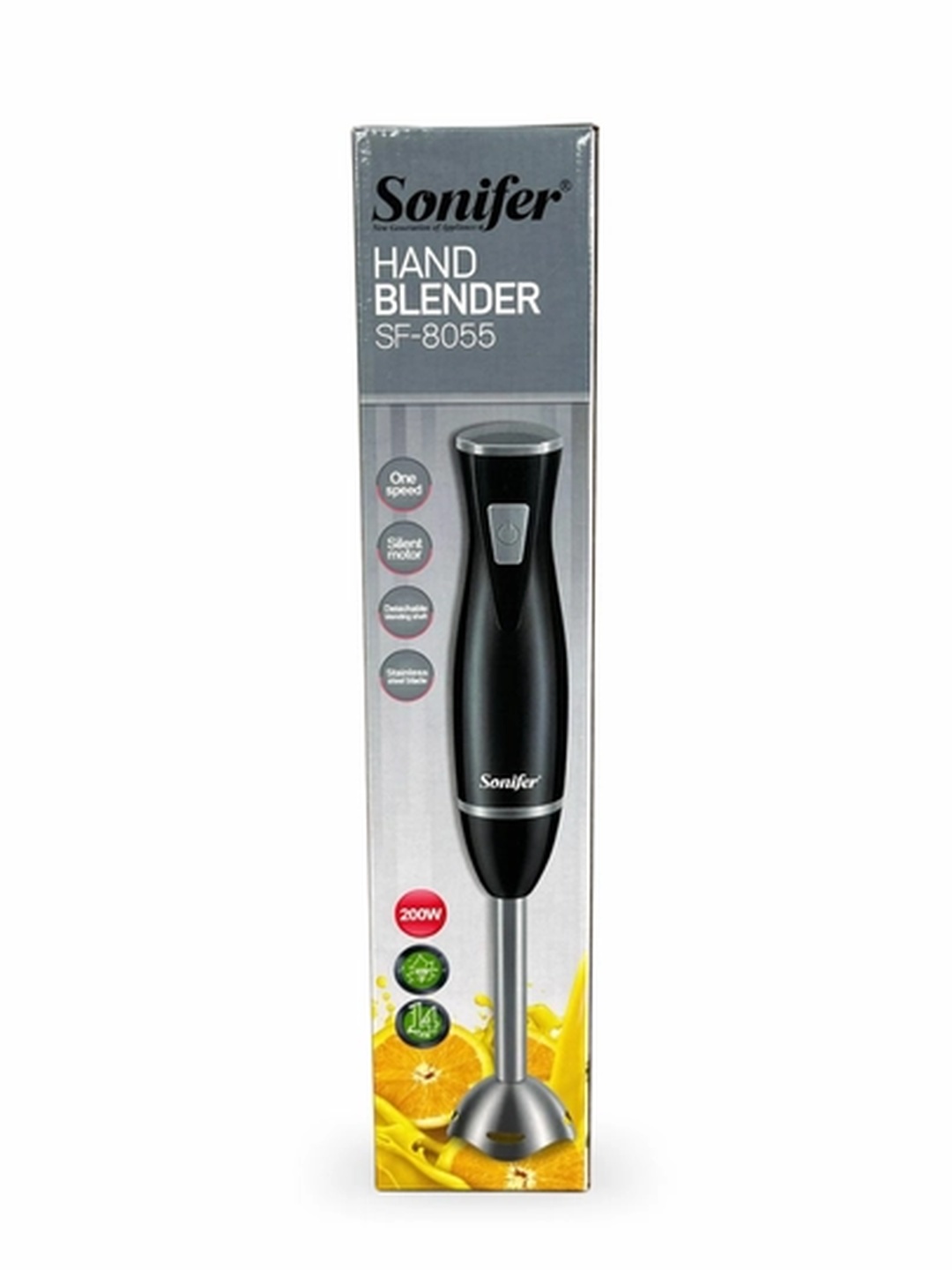 Ручной блендер Sonifer SF-8055 + Sonifer + 200W, черный, компактный