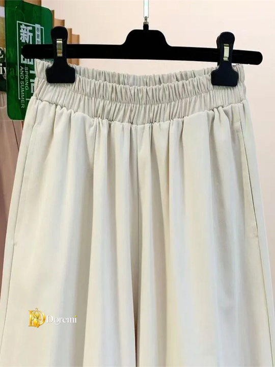 Ayollar uchun balon keng shim, rezinkali bel, gulli bezakli, S–3XL