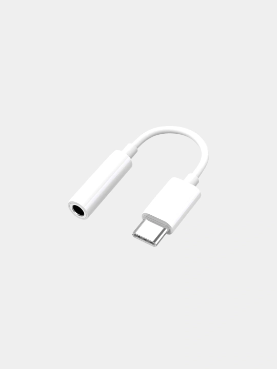 Samsung va iPhone uchun Type-C dan AUX portiga ulangan universal audio adapter - 