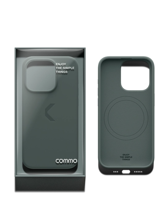Силиконовый чехол COMMO Shield Case для iPhone 15 Pro Max, поддержка беспроводной зарядки