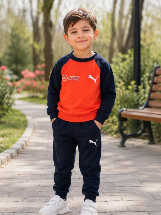 Tabiiy paxtali bolalar kostyumi, 1–4 yosh, zamonaviy va qulay kiyim - 