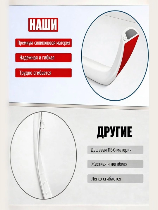 15×10mm oʻlchamli 3 metr uzunlikdagi silikon oʻz-oʻzidan yopishadigan kabel kanali 1 rulon