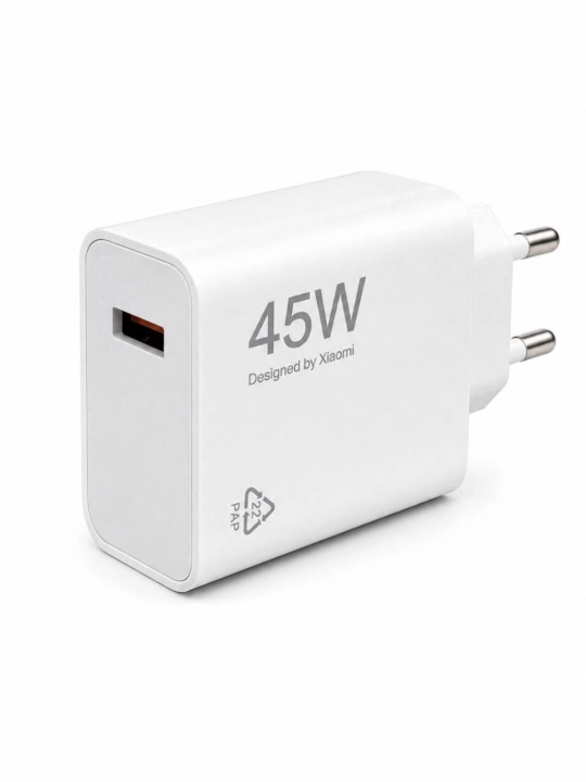 Xiaomi Turbo Max% zaryadlovchi adapter 33W/45W/67W/90W/120W, USB-A, Type-C kabel bilan