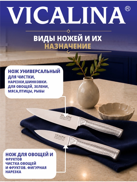 Vicalina taglikdagi pichoqlar to‘plami