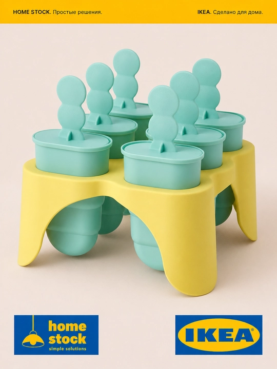 IKEA форма для мороженого и фруктового льда