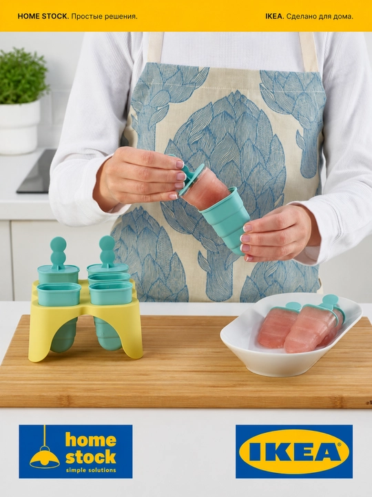 IKEA форма для мороженого и фруктового льда