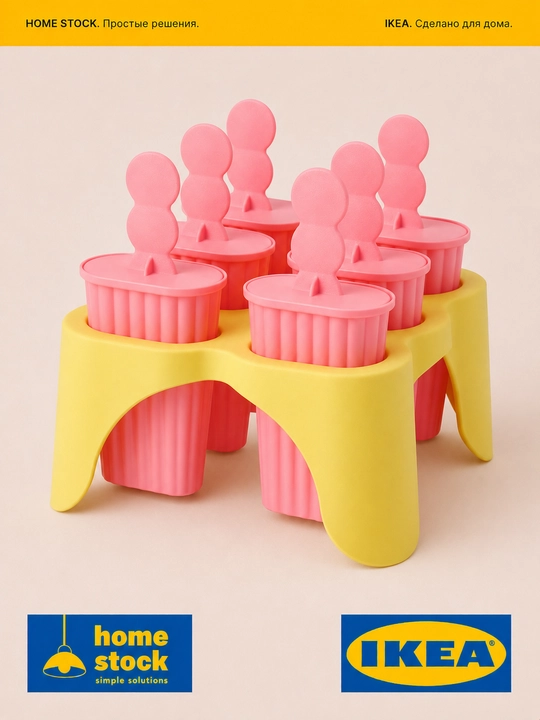 IKEA форма для мороженого и фруктового льда
