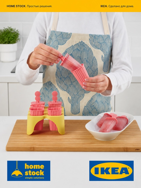 IKEA форма для мороженого и фруктового льда