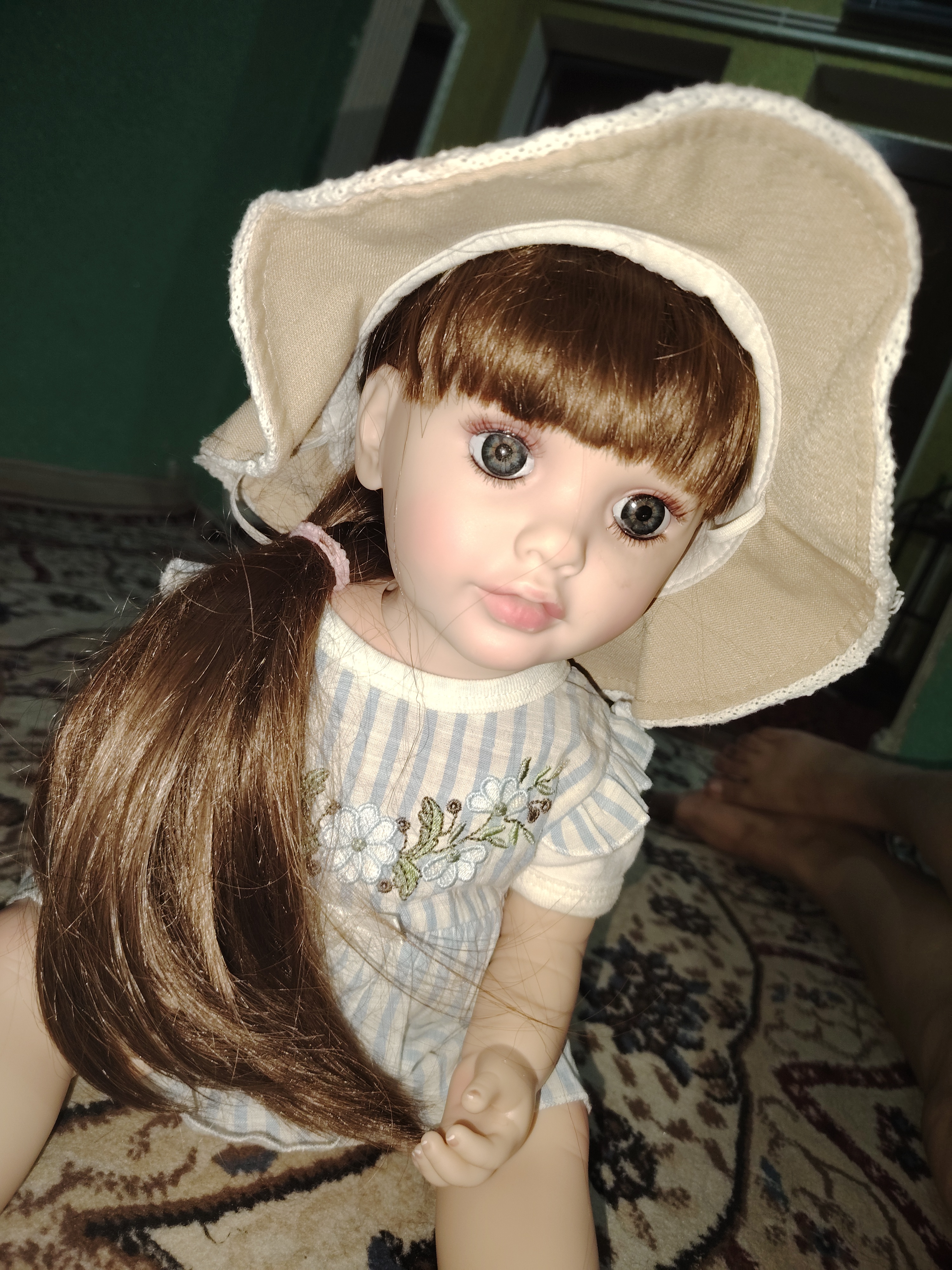 FIDGO BABY Lovely qo‘g‘irchog‘i, 55 sm, silikon, realistik xususiyatlarga ega