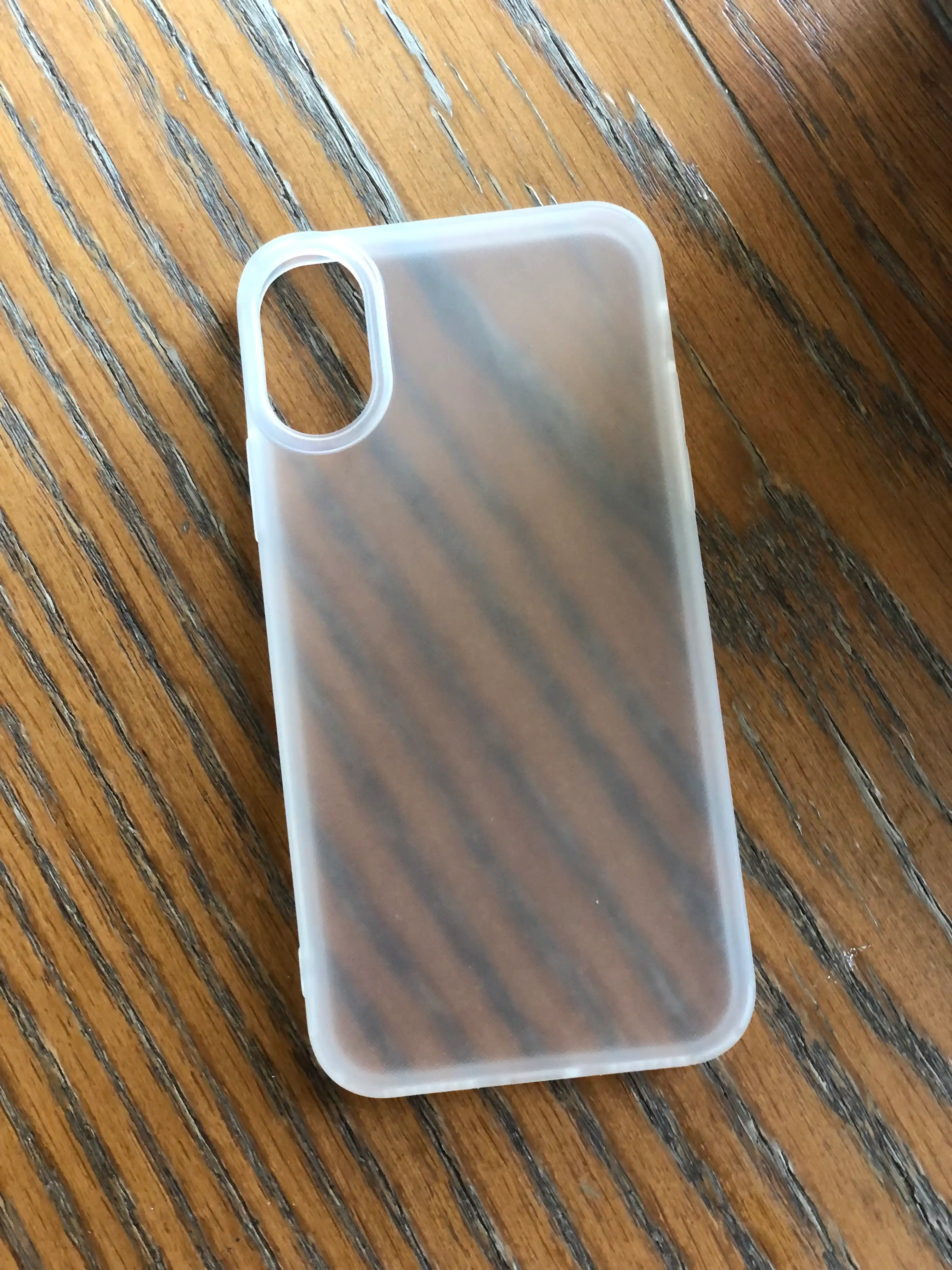 Матовый прозрачный чехол на iPhone X, 11, 12, 13, 14, 15, 16, 17 Pro, Pro Max