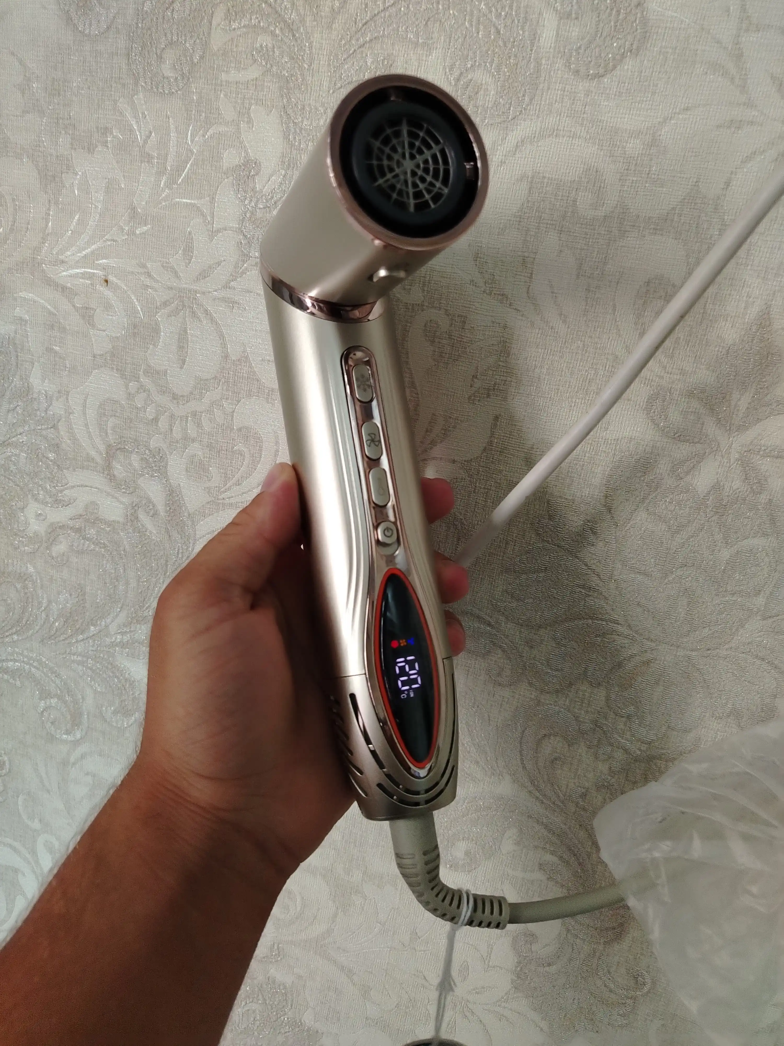 Фен стайлер Dyson MAC-1600W, дайсон для укладки волос, 8 в 1, с LED дисплеем