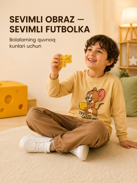 Футболка для малчиков, весна и осень