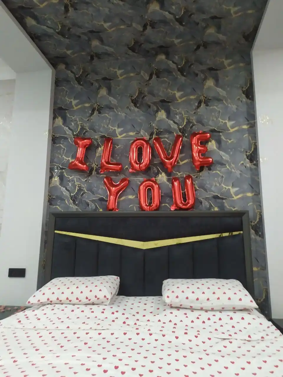 Воздушный шар с надписью "I Love You"