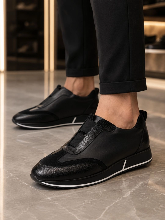 Современные мужские кроссовки slip-on